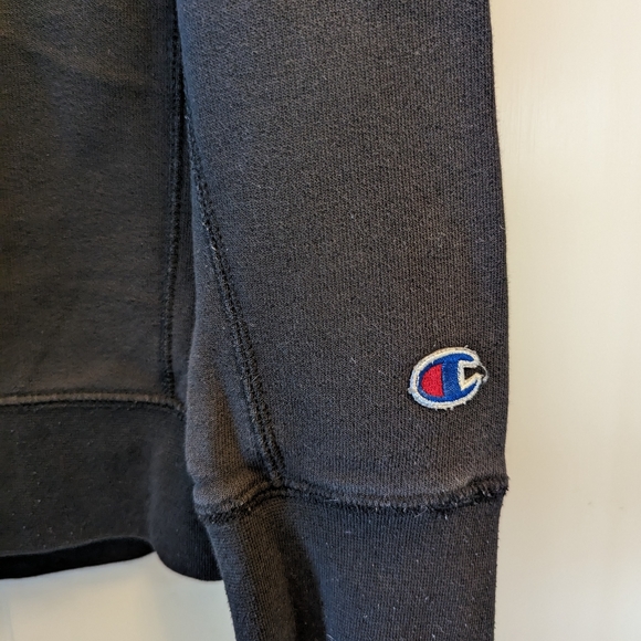 Champion Black Long Sleeve Sweatshirt - S - Picture 6 of 6